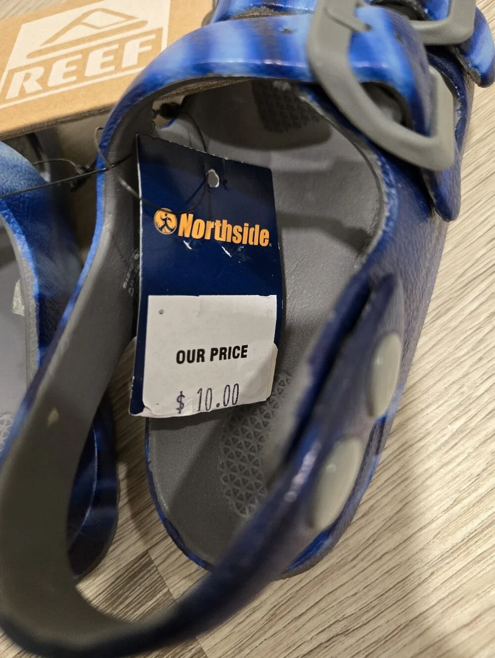 Reef Toddler Sandals in Navy Blue